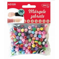 Accesorii craft - AD320 Margele zebrate DACO