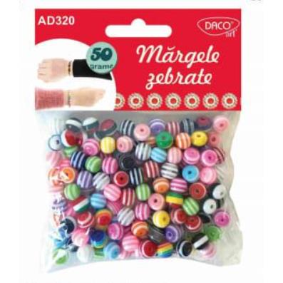 Accesorii craft - AD320 Margele zebrate DACO