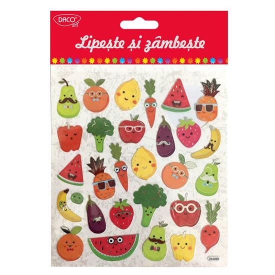 Abtibild - AB026 Lipeste si zambeste Fructe si Legume DACO