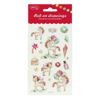 Abtibild - AB107 Desene transferabile Unicorni DACO