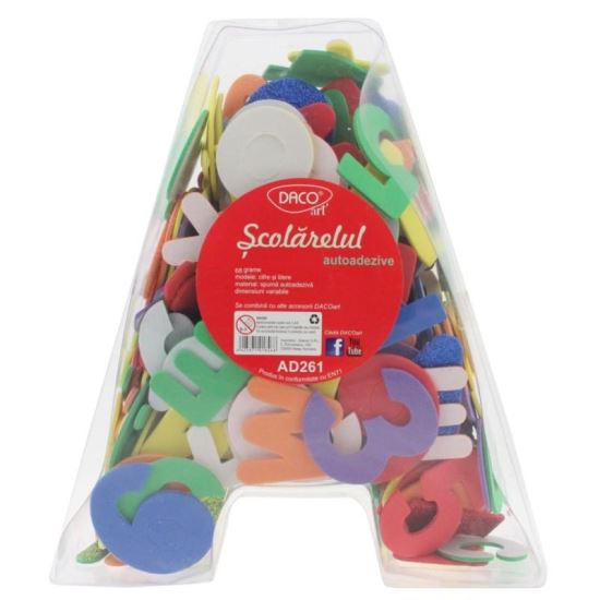 Accesorii craft - Scolarelul spuma autoadeziva DACO AD261
