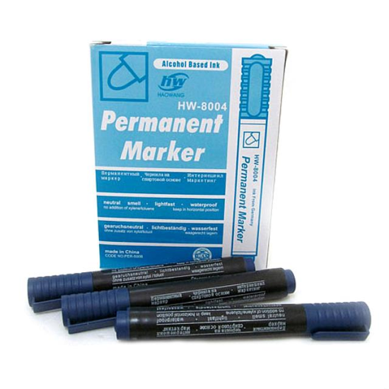 Marker permanent HAOWANG - set 12