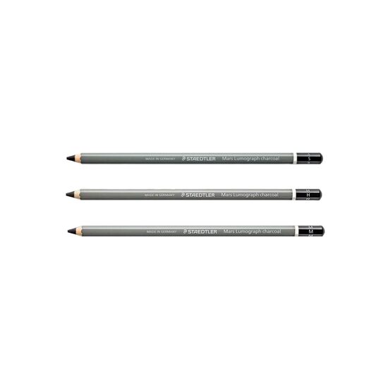 Creion cu carbune Staedtler Lumograph Charcoal Black 100