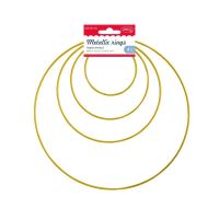 Accesorii craft - Inele metal aurii DACO AD431