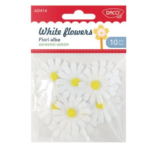 Accesorii craft - flori albe DACO AD414