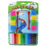 Plastilina 12 culori + forme ECADA 84013