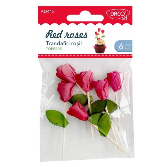 Accesorii craft - trandafiri rosii DACO AD415
