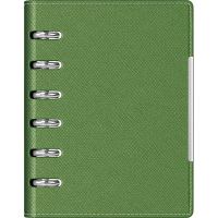Agenda A6 nedatata cu mecanism 6 inele Alicante verde kelly