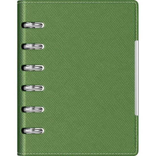 Agenda A6 nedatata cu mecanism 6 inele Alicante verde kelly