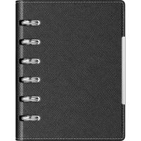 Agenda A6 nedatata cu mecanism 6 inele Alicante negru