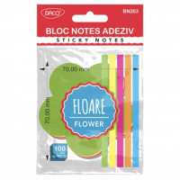 Bloc notes adeziv floare DACO BN203