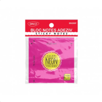Bloc notes adeziv 76x76 fucsia neon DACO BN200F
