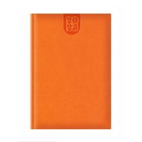 Agenda Dakota A5 datata hartie ivory 413 coperta orange