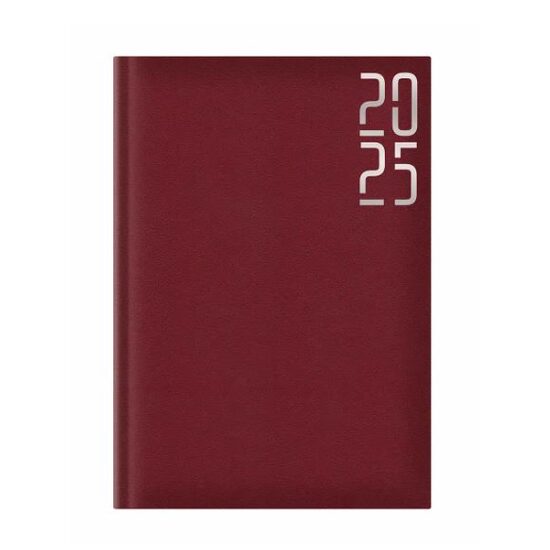 Agenda Artibest A5 datata offset alb 208 coperta bordeaux