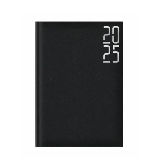 Agenda Artibest A5 datata offset alb 204 coperta neagra