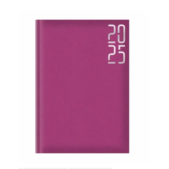 Agenda Artibest A5 datata offset alb 209 coperta fucsia