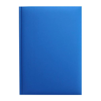 Agenda nedatata A5 hartie offset alb 301 coperta albastru