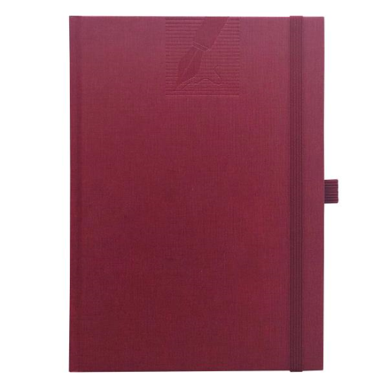 Agenda Furore A5 nedatata hartie ivory 504 bordeaux
