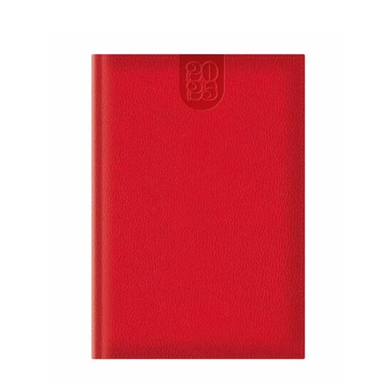 Agenda Dakota A5 datata hartie ivory 415 coperta rosie