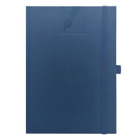 Agenda Furore A5 nedatata hartie ivory 502 albastru inchis