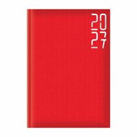 Agenda Artibest A5 datata offset alb 202 coperta rosie