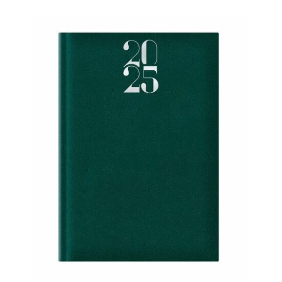 Agenda Artilux A5 datata hartie ivory 113 coperta verde