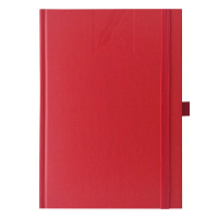 Agenda Furore A5 nedatata hartie ivory 503 rosu