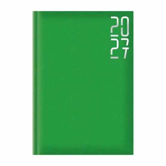 Agenda Artibest A5 datata hartie offset alb 203 copertaverde deschis 