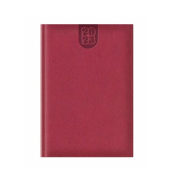Agenda Dakota A5 datata hartie ivory 414 coperta bordeaux