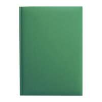 Agenda nedatata A5 hartie offset alb 306 coperta verde