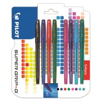 Set pix Super Grip G cu capac 8 culori/blister