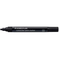 Marker cu vopsea acrilic Lumocolor Staedtler negru 349-9 