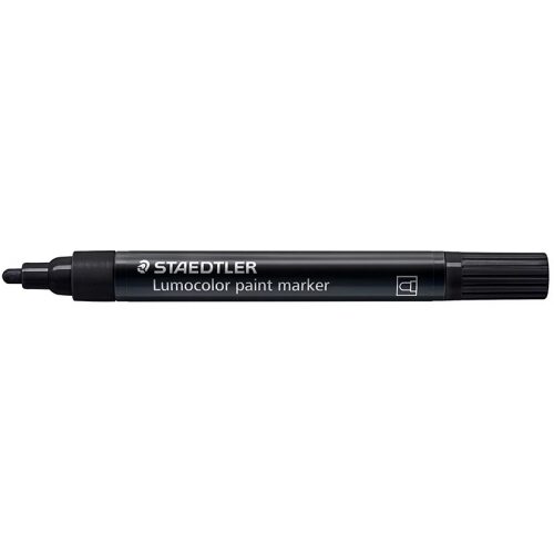 Marker cu vopsea acrilic Lumocolor Staedtler negru 349-9 