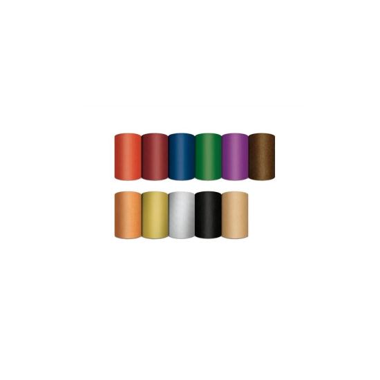 Hartie pentru ambalat 200 x 70 cm - Dark/Pastel Uni
