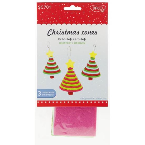 Set creativ Braduleti cerculeti DACO SC701 
