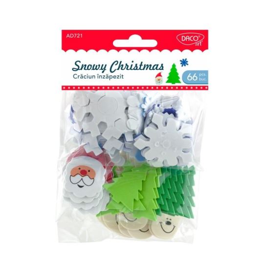 Accesorii craft Craciun inzapezit DACO AD721 