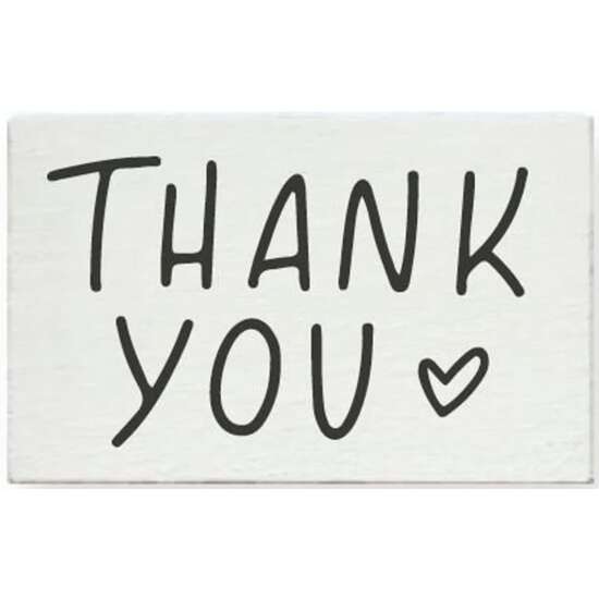 Stampila model Thank You 35 x 55 mm