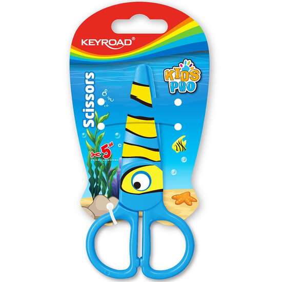 Foarfeca plastic Keyroad Kids Pro peste albastru - 320