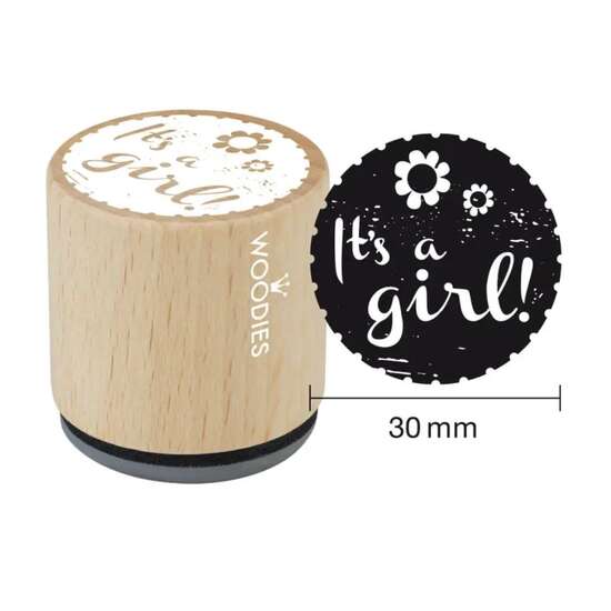 Stampila Woodies - It's a girl