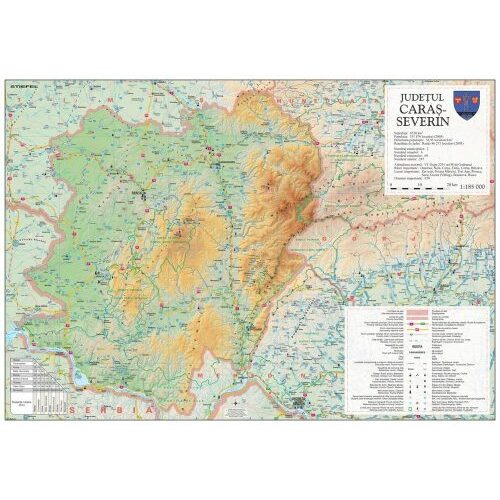 Harta 70/100 judet Caras-Severin FFS