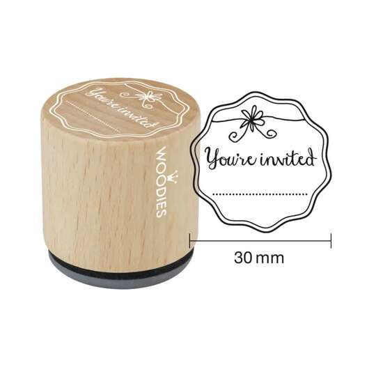 Stampila Woodies - You're invited
