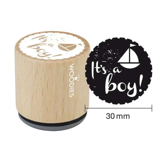 Stampila Woodies - It's a boy