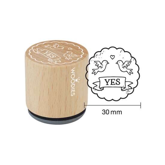 Stampila Woodies - Yes