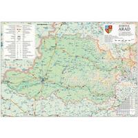 Harta 70x100 judet Arad FFS