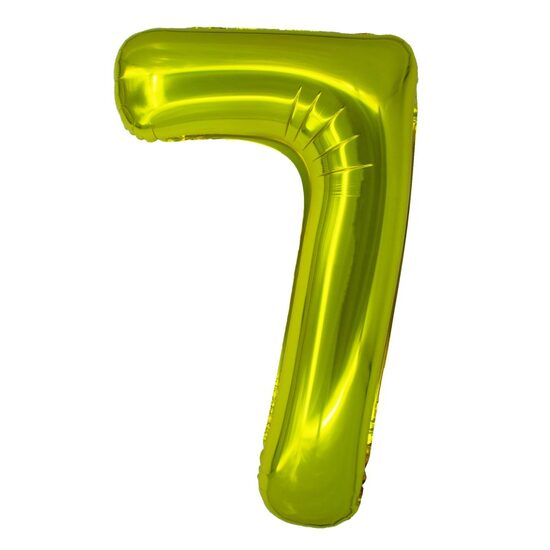 Balon folie cifra 7 auriu 100 cm DACO - BL1007AU