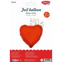 Balon folie inima 46 cm DACO BL46I