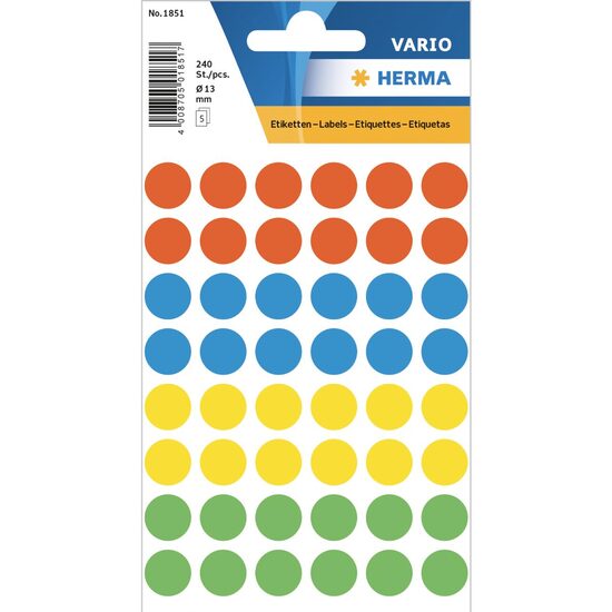 Sticker HERMA 1851 buline 13mm