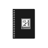 Carnetel A6 100F, spirala, coperta PVC negru