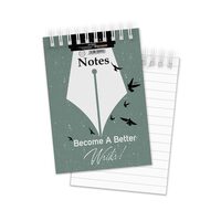 Bloc notes A6 50 file spirala-Libra, dictando, Penita