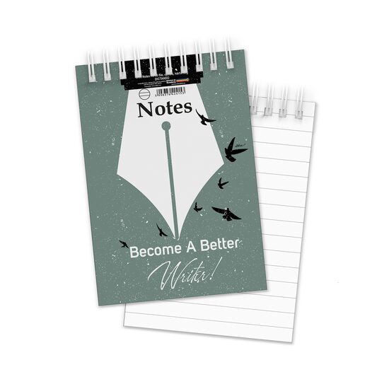 Bloc notes A6 50 file spirala-Libra, dictando, Penita